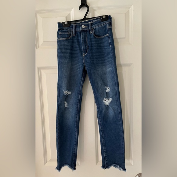 Girls Old Navy Extra high rise rockstar jeggings, size 10 - Picture 1 of 4